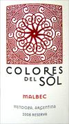 Colores del Sol - Malbec Reserva Mendoza 2018 (750ml) (750ml)