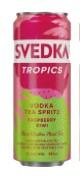 Svedka - Tropics Raspberry Kiwi (4 pack 12oz cans) (4 pack 12oz cans)